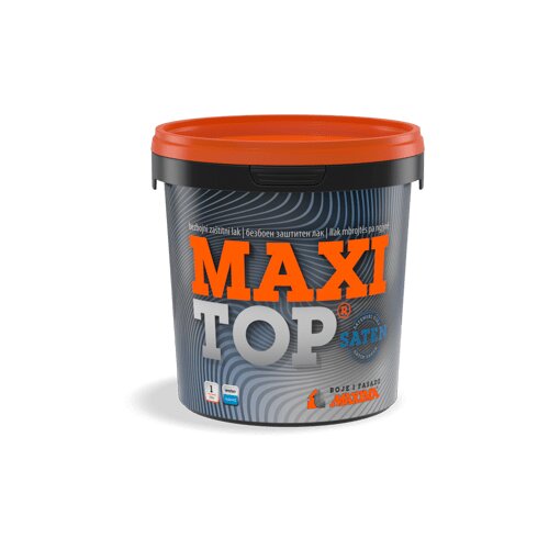 Maxima maxitop predstavlja bezbojni zaštitni, vodoperivi lak i aditiva 1L, mat Cene
