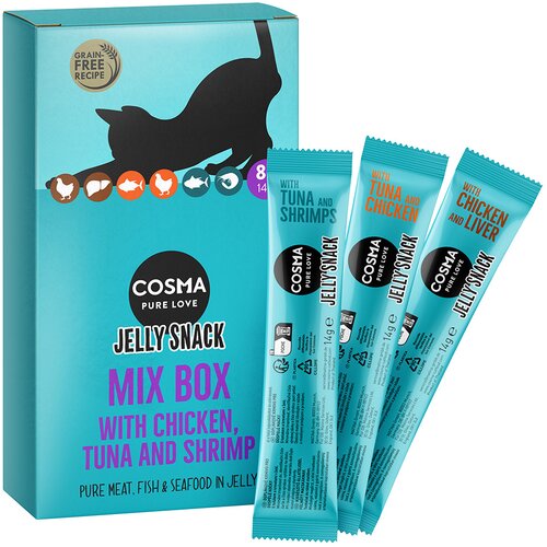 Cosma Jelly Snack 8 x 14 g - Miks II Cene