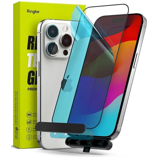 Ringke Cover Display ID Glass kaljeno staklo za iPhone 15 Pro -crno Cijene