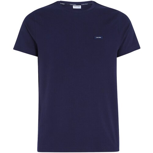 Calvin Klein Jeans Majice s kratkimi rokavi K10K112724 Modra Cene