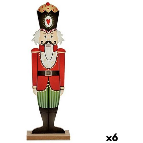  Ukrasna figura Drobilica za Orahe Bijela Crna Crvena Zelena Drvo 10 x 60 x 19 cm (6 kom.) Cijene