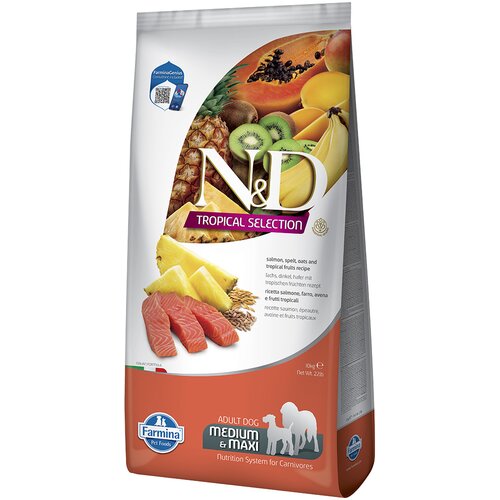 N&amp;amp;d Dog Tropical Selection Adult Medium/Maxi s lososom &amp;ndash; 10 kg Slike
