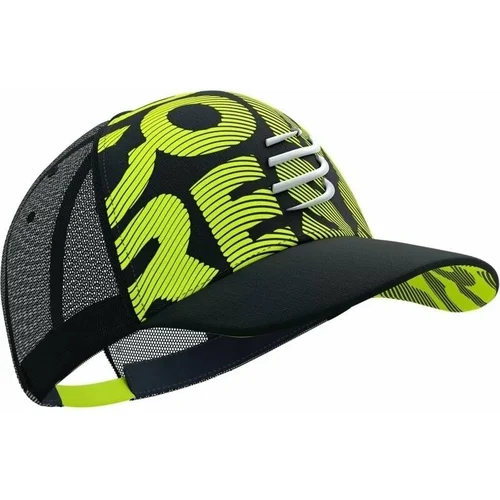 Compressport Trucker Cap Flash Black/Fluo Yellow UNI Kapa za trčanje