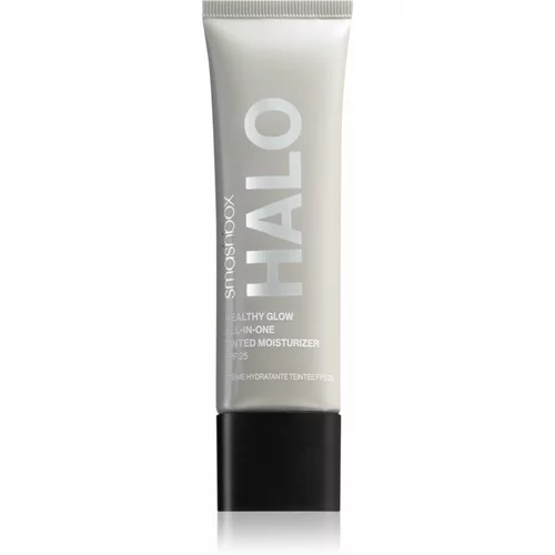 Smashbox Halo Healthy Glow All-in-One Tinted Moisturizer SPF 25 Mini tonirajuća hidratantna krema s posvjetljujućim učinkom SPF 25 nijansa Deep 12 ml