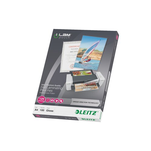 Leitz Set od 100 vrećica za laminiranje, A4, 125 mik Slike