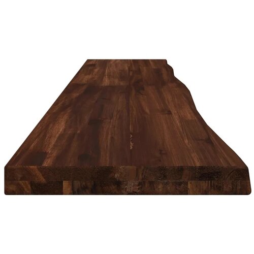  Pravokutni stolni vrh 160 x 30 x 3 cm Pravokutni - Tamno smeđa 90 x 55 x 3 5 cm Živi rub 1 strana Slike