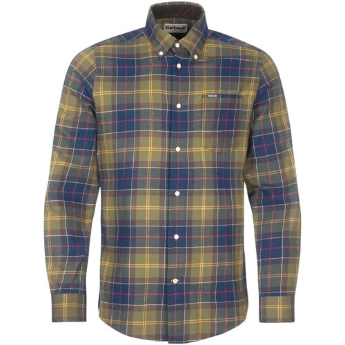 Barbour Srajce z dolgimi rokavi FORTROSE TAILORED SHIRT MSH4991 Zelena Slike