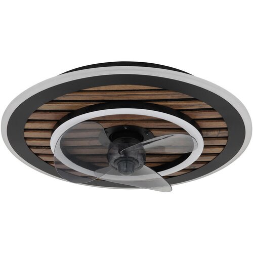 Globo 03668 - LED prigu&scaron;iva stropni ventilator TREVINO LED/36W/230V 2700-6000K crna+daljinski upravljač Cene