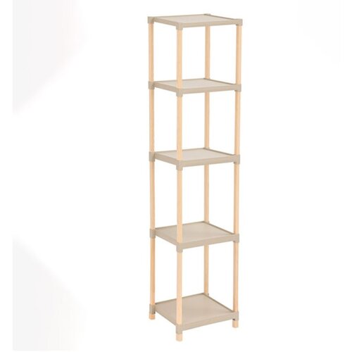 Multifunkcionalna drvena polica sa 5 nivoa Fixwood Fix-2011-5 Cene