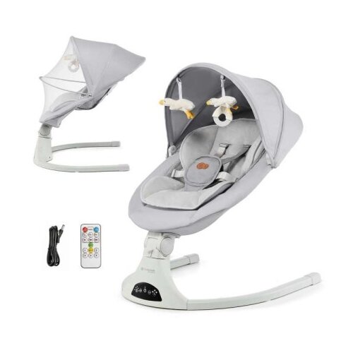 Kinderkraft njihalica tulsy grey ( KBTULS00GRY0000 ) Slike