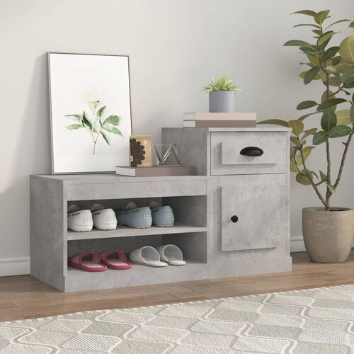 Ormarić za cipele boja betona 100x42x60 cm konstruirano drvo Cijene