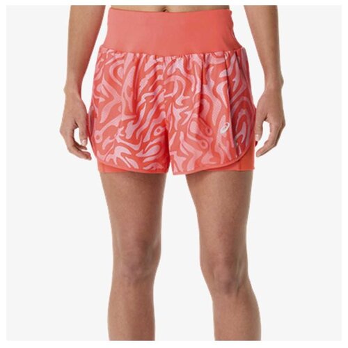 Asics muški šorc road all over print 2-n-1 3.5in short Cene