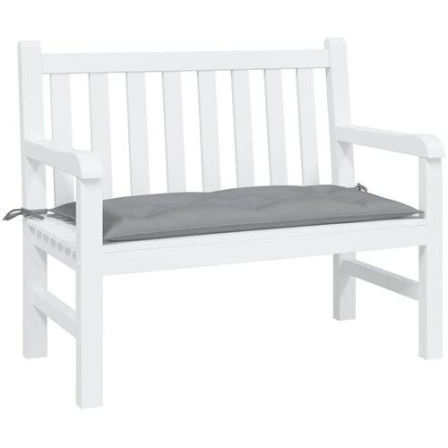 VidaXL Jastuk za vrtnu klupu sivi 100 x 50 x 7 cm od tkanine Oxford Slike