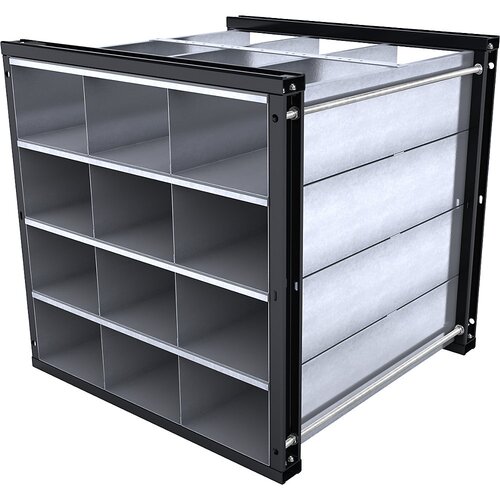 eurokraft pro Regal v obliki satovja, VxŠxG 1000 x 1000 x 1000 mm, 12 kadic, 3 x 4 predelke Cene