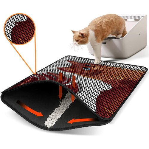 Aberto Design Toaletni prostor za mačke Nrszn0093, 45 x 60 cm, Smeđa Cene