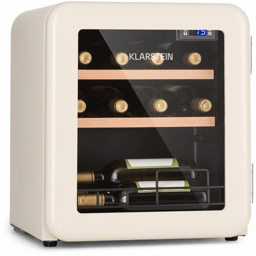 Klarstein Vinetage 12, hladilnik za pijačo, hladilnik, 46 litrov, 4 – 22 °C, retro oblika