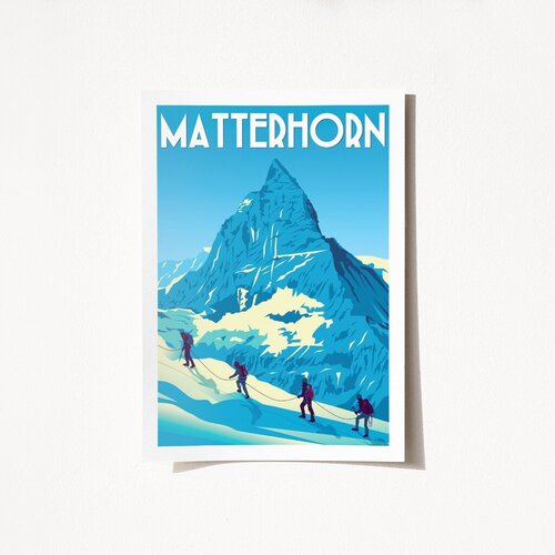 Wallity poster Matterhorn-1981, 42x59,4 cm Cene