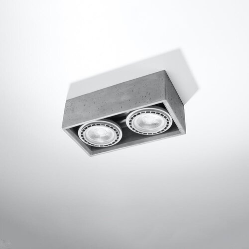 Nice Lamps Siva stropna svjetiljka 14x27 cm Postiga &amp;ndash; Slike