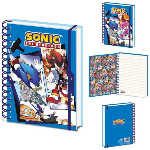 Pyramid International Sonic The Hedgehog Comic Strip A5 Notebook ( 057720 ) Slike