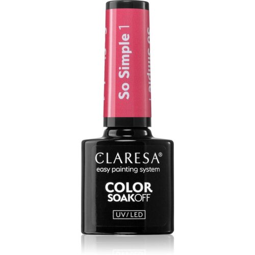 Claresa SoakOff UV/LED Color So Simple gel lak za nohte odtenek 1 5 g Cene