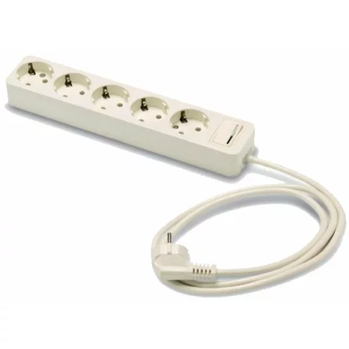 Famatel produžni kabel 5 utičnica, 1.5m, prekidač, bijeli, 1.5mm² - 2625-PK5/1.5