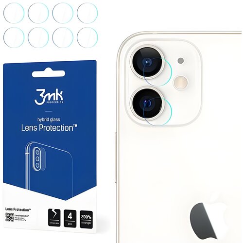 3mk 4x steklo za kamero za Apple iPhone 12 - Prozorna Cene