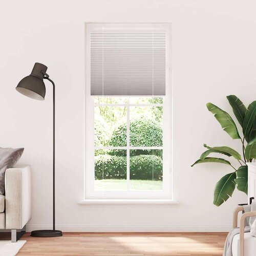 VidaXL Plisirana roleta svijetlosiva 90x200 cm &amp;scaron;irina tkanine 89,4 cm Slike