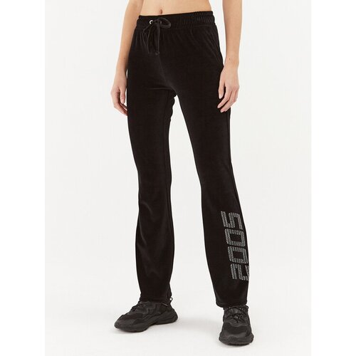 2005 Spodnji del trenirke Velour Črna Straight Fit Slike