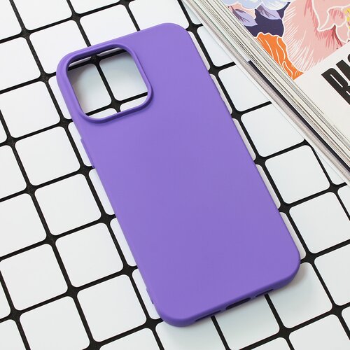 Torbica nano silikon za iphone 15 pro max 6.7 ljubicasta Slike