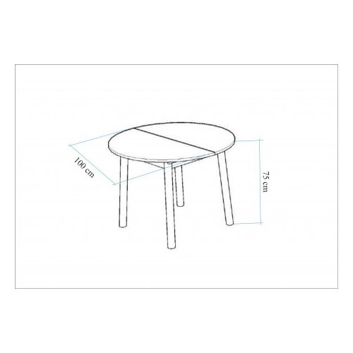 Hanah home trpezarijski sto oliver walnut black Slike