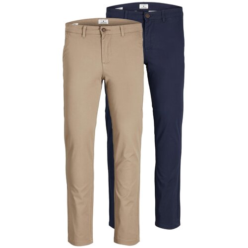 Jack &amp;amp; Jones Chino hlače &amp;#039;Marco&amp;#039; bež / mornarska Slike