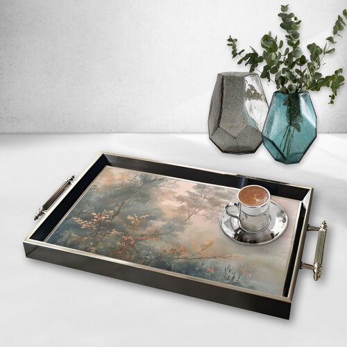 Aberto Design Poslužavnik TPG9819 50 x 29 x 3.5 cm, Šareni Cene