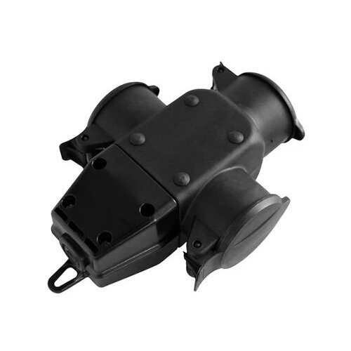 Trostruki razdelnik 16A 250V 2P+Z IP44 gumeni Slike