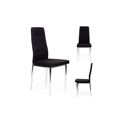 Modern Home Trpezarijske stolice set 4 kom tami DC858F-4 BLACK Cene