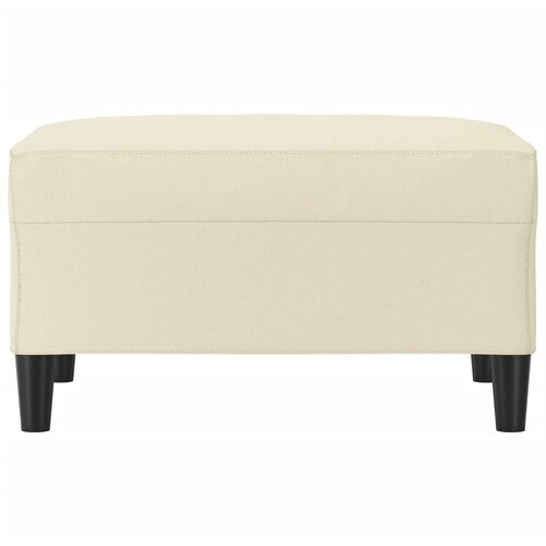  Tabure krem 70 x 55 x 41 cm od umjetne kože Slike