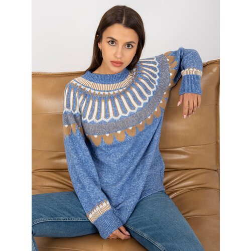 RUE PARIS Sweater-LC-SW-0342.06X-Blue Cene