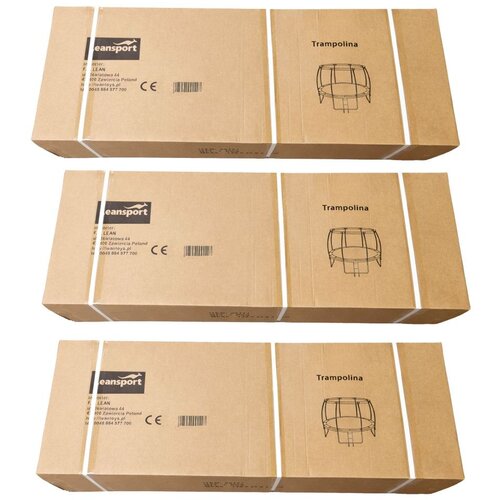  Trampolin LINE 487 cm - crni - zeleni Slike