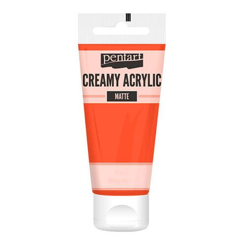 Kremasta mat akrilna boja Pentart 60 ml | Orange Slike