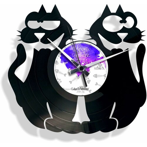  Stenska ura Disc'o'clock Cats! Cene