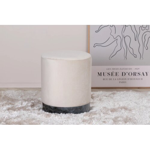 Venture Home puf Benji (art. 15561-880) ⌀35 cm, bež Cijene