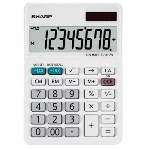 Sharp Kalkulator komercijalni 8mesta el-310w beli blister Slike