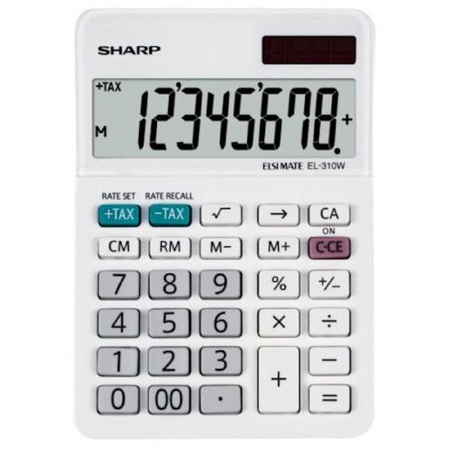 Sharp - Stolni kalkulator EL310W, bijeli Cijene
