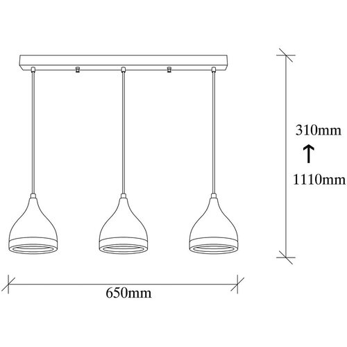 Opviq Luster Yildo-7041, 3xE27, IP20 Cene