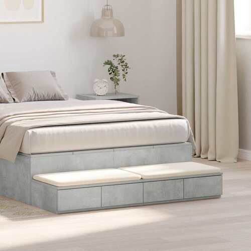  Ladice za krevet s ladicama Betonski sivi 120 x 36,5 x 16,5 cm Cijene
