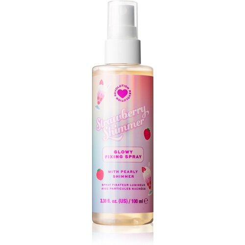 Revolution I Heart Revolution strawberry shimmer sprej za fiksiranje šminke 100ml Cene