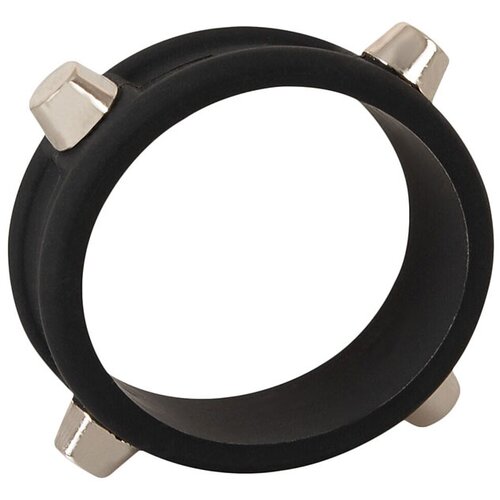 Rebel Cock Ring with Studs Black Slike