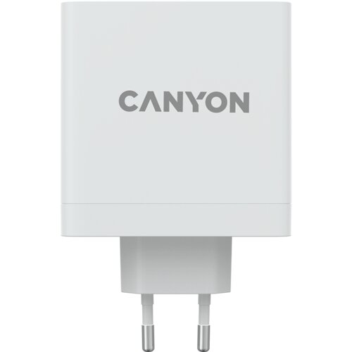 Canyon H-140-01, Wall charger with 1USB-A, 2 USB-C. Input:100-240V~50/60Hz, 2.0A Max. USB-A Output: 5V /9V /12V/20V /28V Max Output Current:5.0A max Slike