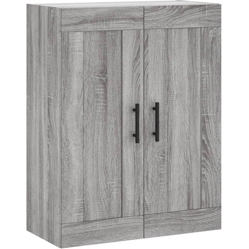 Maison Chic Stenska omarica - Zidna omarica siva sonoma 69,5x34x90 cm inženirski les iu1219, (22063172) Slike