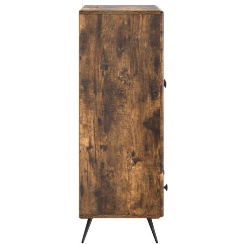  Kreveta Dimljeni hrast 66 x 34 5 x 95 cm Konstruirano drvo Slike