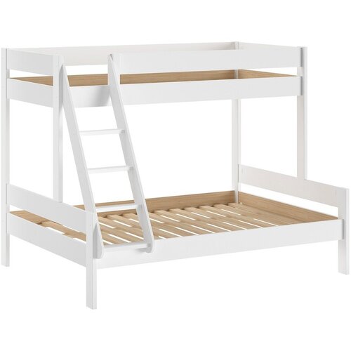 Vipack Bijeli dječji krevet na kat s podnicom 140x200/90x200 cm Primo &amp;ndash; Slike